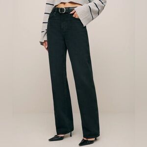 Reformation Val 90s Mid Rise Straight Jeans
